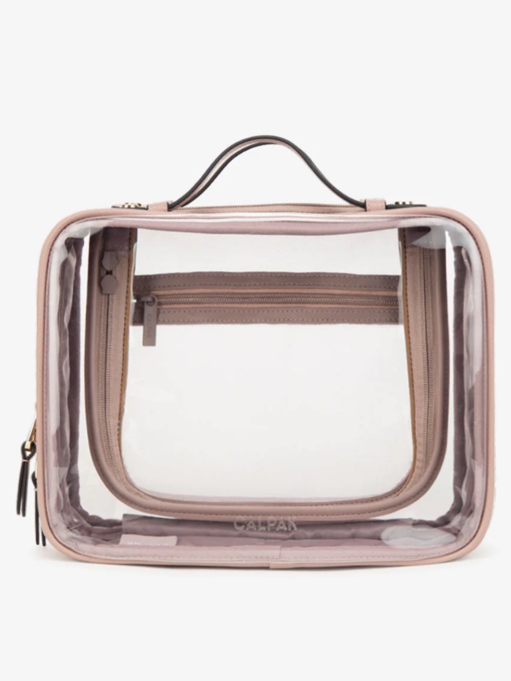 CALPAK Large Cosmetics Case in Mauve